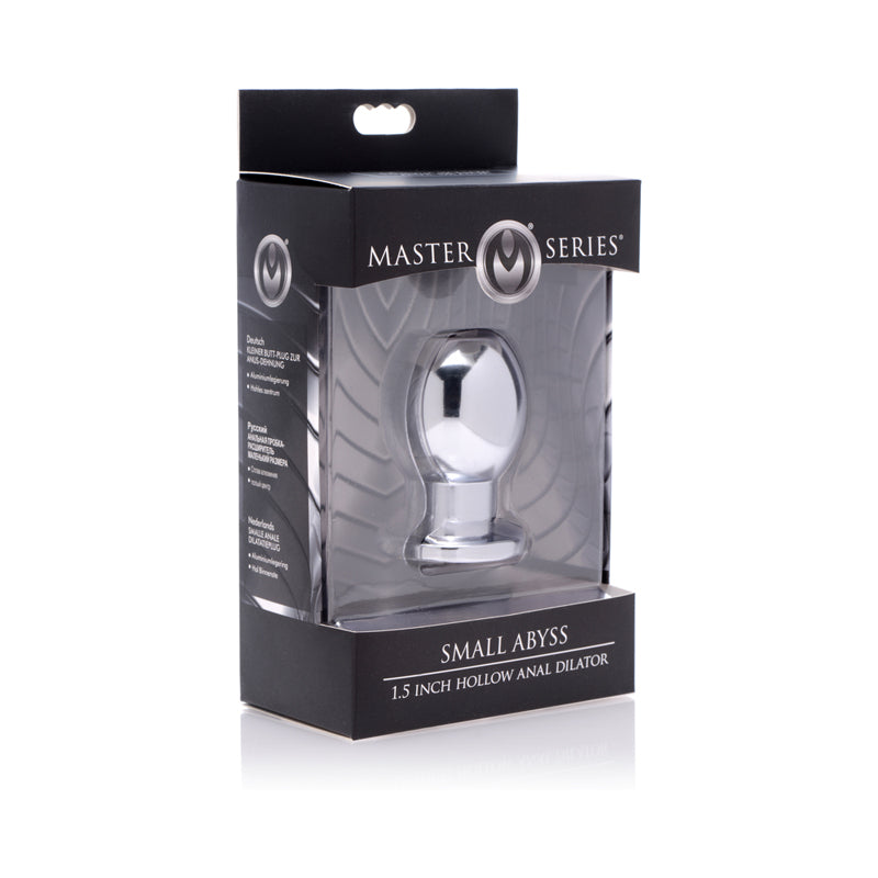 Master Series Small Abyss Steel Hollow Anal Plug